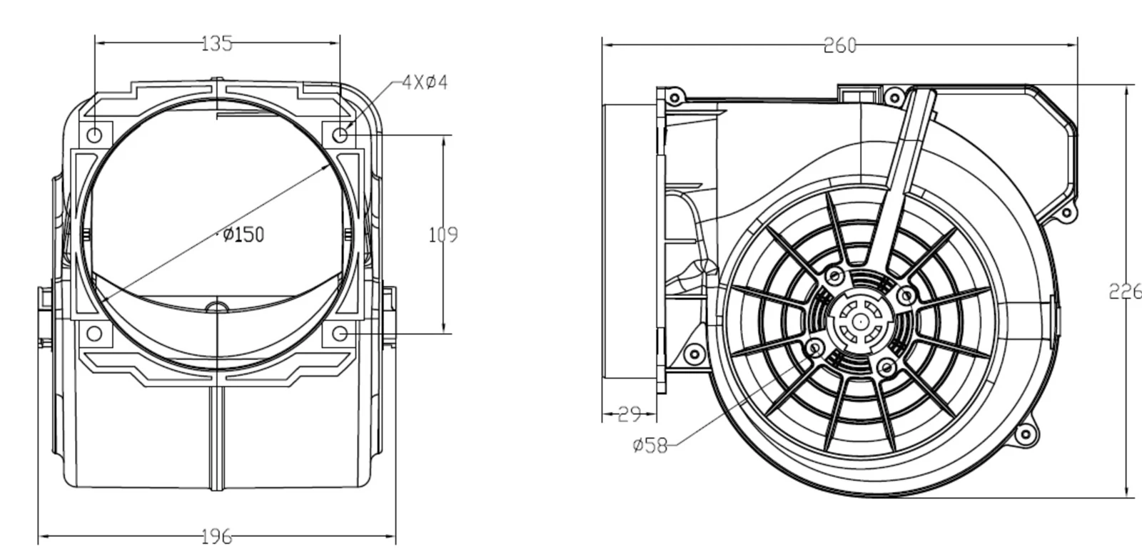 exhaust fan centrifugal exhaust fan centrifugal